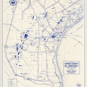 A Map Showing Corpus Christi Oil Territory