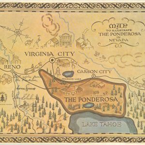 Map to Illustrate the Ponderosa in Nevada