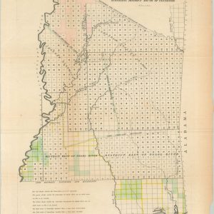 Diagram of the Surveying District South of Tennessee