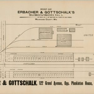 Map of Erbacher & Gottschalks' Subdivision No. 1