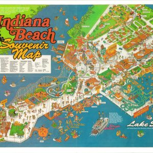 Indiana Beach Souvenir Map