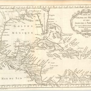 Carte du Golphe du Mexique et des Isles de L'Amerique