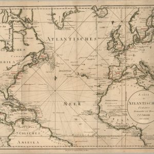 Karte des Atlantischen Oceans