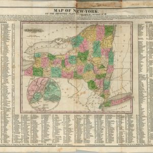 Map of New York on the Improved Plan of Sydney E. Morse