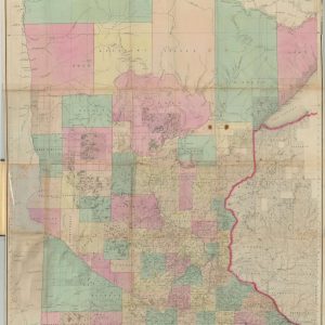 Sectional Map of the Surveyed Portion of Minnesota and the North Western Part of Wisconsin