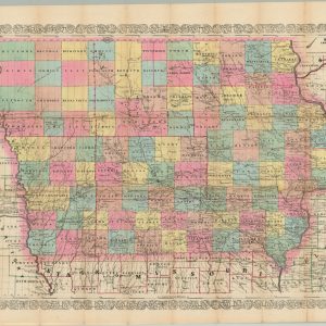 A Township Map of the State of Iowa