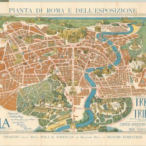 Pianta Di Roma e Dell'Esposizione