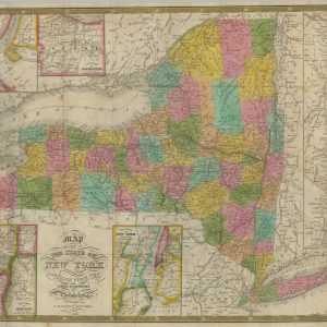 Map of the State of New York Compiled From the Latest Authorities