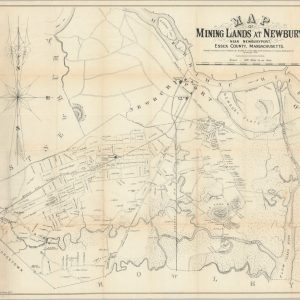 Map of the Mining Lands at Newbury, near Newburyport, Essex County Massachusetts