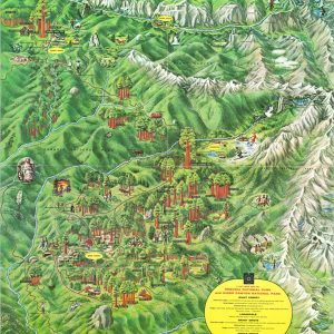 A Pic-Tour Map of Sequoia National Park and Kings Canyon National Park