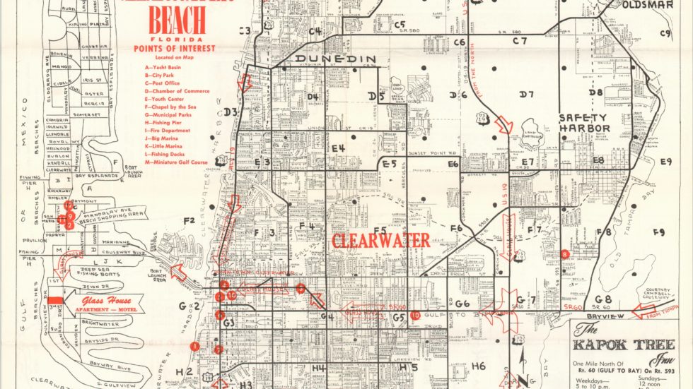 Clearwater Beach, Florida | Curtis Wright Maps