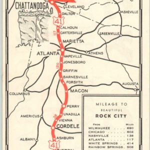 Scenic Historic U.S. Highway 41 from Chicago and Miami to Chattanooga, Tenn.