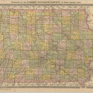 Rand McNally & Co's New Township Map of Iowa