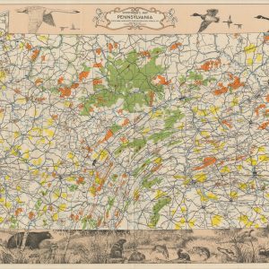Sportsmen's Map of Pennsylvania