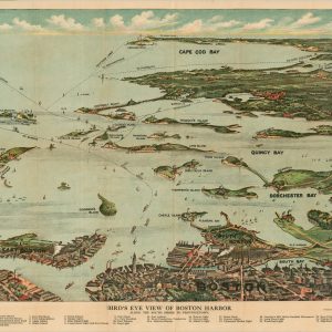 Bird's Eye View of Boston Harbor