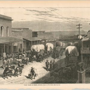 Wagon Trains at Helena, Montana