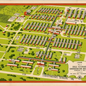 Map of Crile Veterans' Administration Hospital