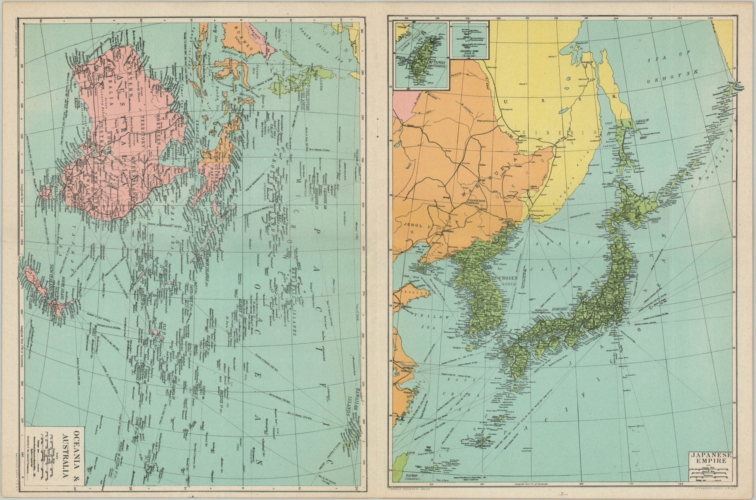 "Geographia" Far East Atlas