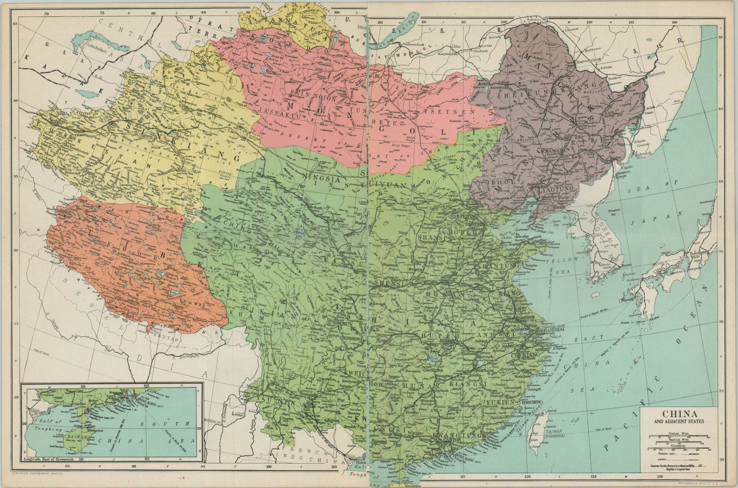 "Geographia" Far East Atlas