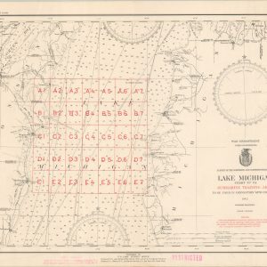 Lake Michigan Chart No 7a Submarine Training Area