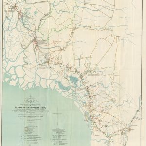 Map Showing Operations of Second Division, 8th Army Corps From March 1st to May 31st 1899