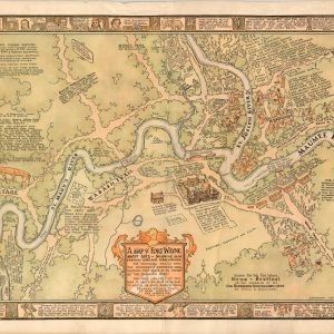 A Map of Fort Wayne About 1812 - Showing Also Certain Earlier Happenings