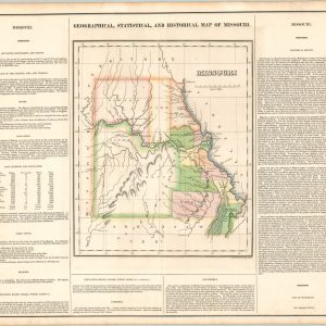 Geographical, Statistical, and Historical Map of Missouri