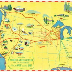 Chicago & North Western and its connections Links the West and the East