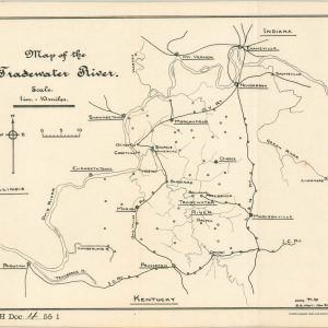Map of the Tradewater River