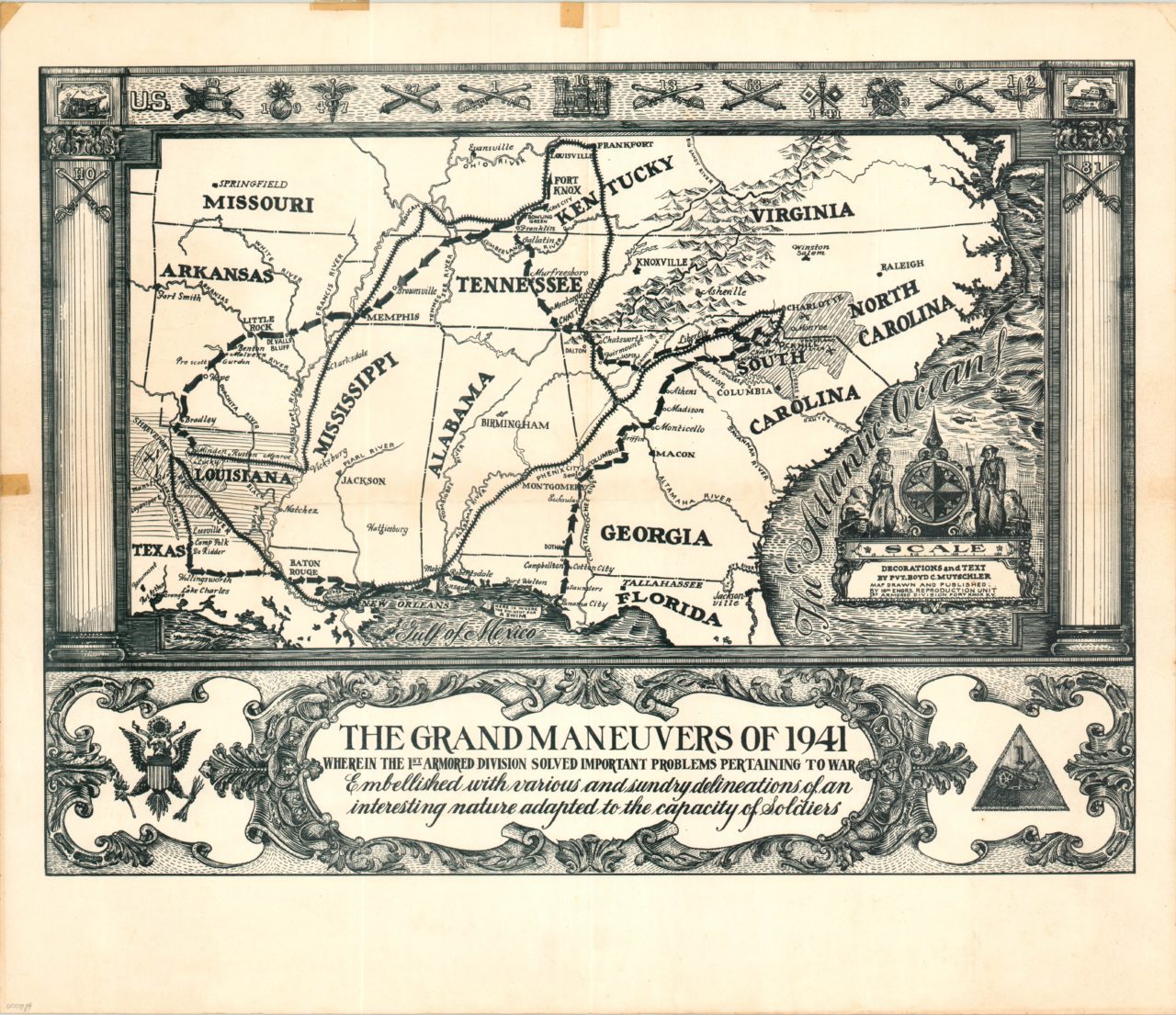 The Grand Maneuvers Of 1941 Curtis Wright Maps the-grand-maneuvers-of-1941-curtis-wright-maps