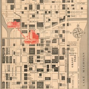 Map of Chicago's Loop