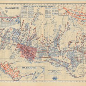 A Map and Bus Guide of Honolulu