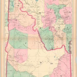 Asher & Adams' Idaho, Montana Western Portion