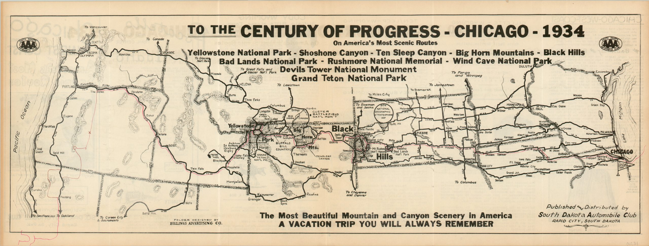 To the Century of Progress - Chicago - 1934