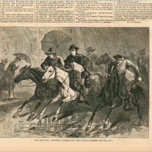 San Francisco Newsboys Distributing the Evening Papers