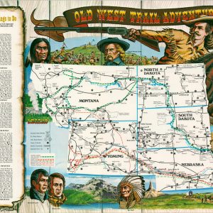 Old West Trail Adventure Map