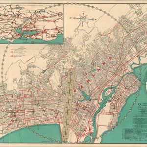 E-Z Guide Map of Oakland and Vicinity