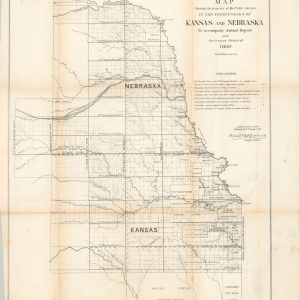 Map Showing the progress of the Public Surveys in the Territories of Kansas and Nebraska