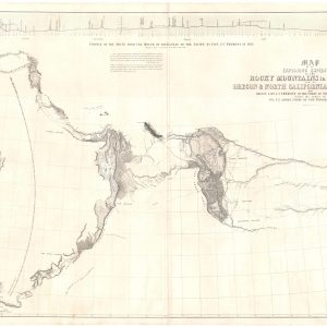 Map of the Exploring Expedition in the Rocky Mountains in the Year 1842 and to Oregon & North California in the Years 1843-44.