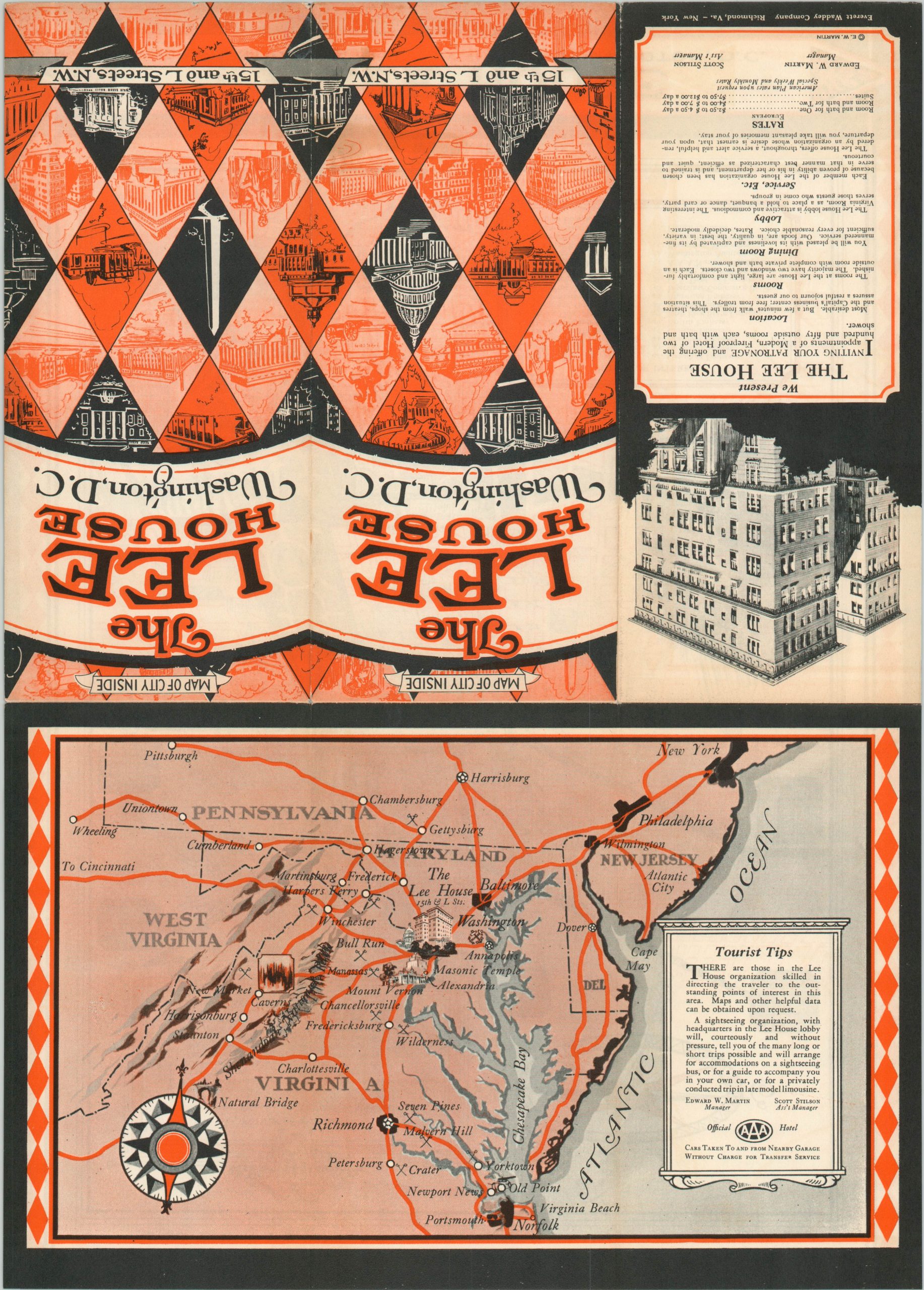 The Lee House Map of Washington, D.C.
