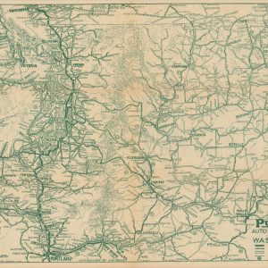 Pulver's Auto Highway Map of Washington
