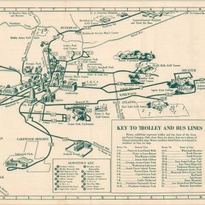 Soldier's Map of Atlanta