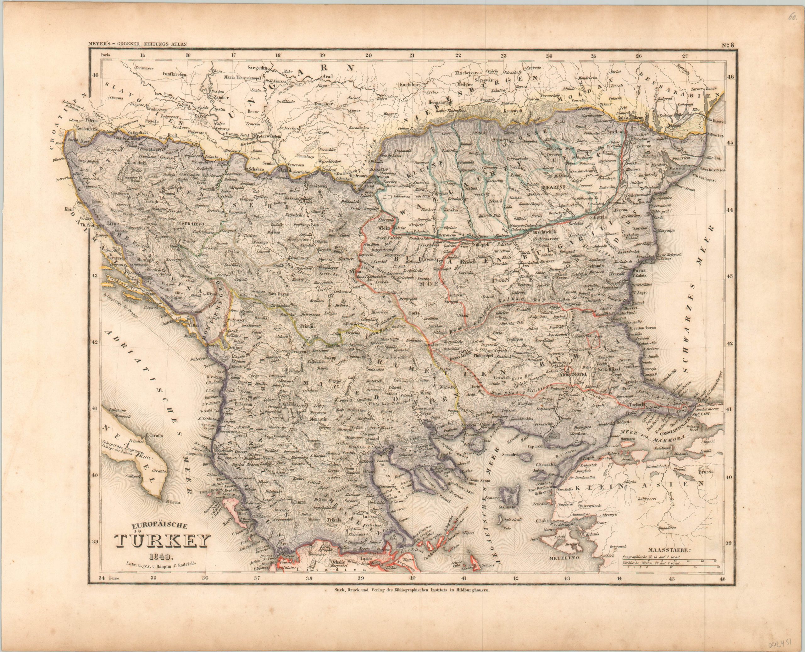 Europaische Turkey 1849.
