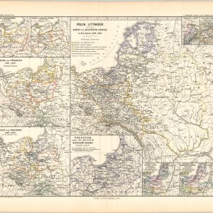 Four maps of the Slavic Empires