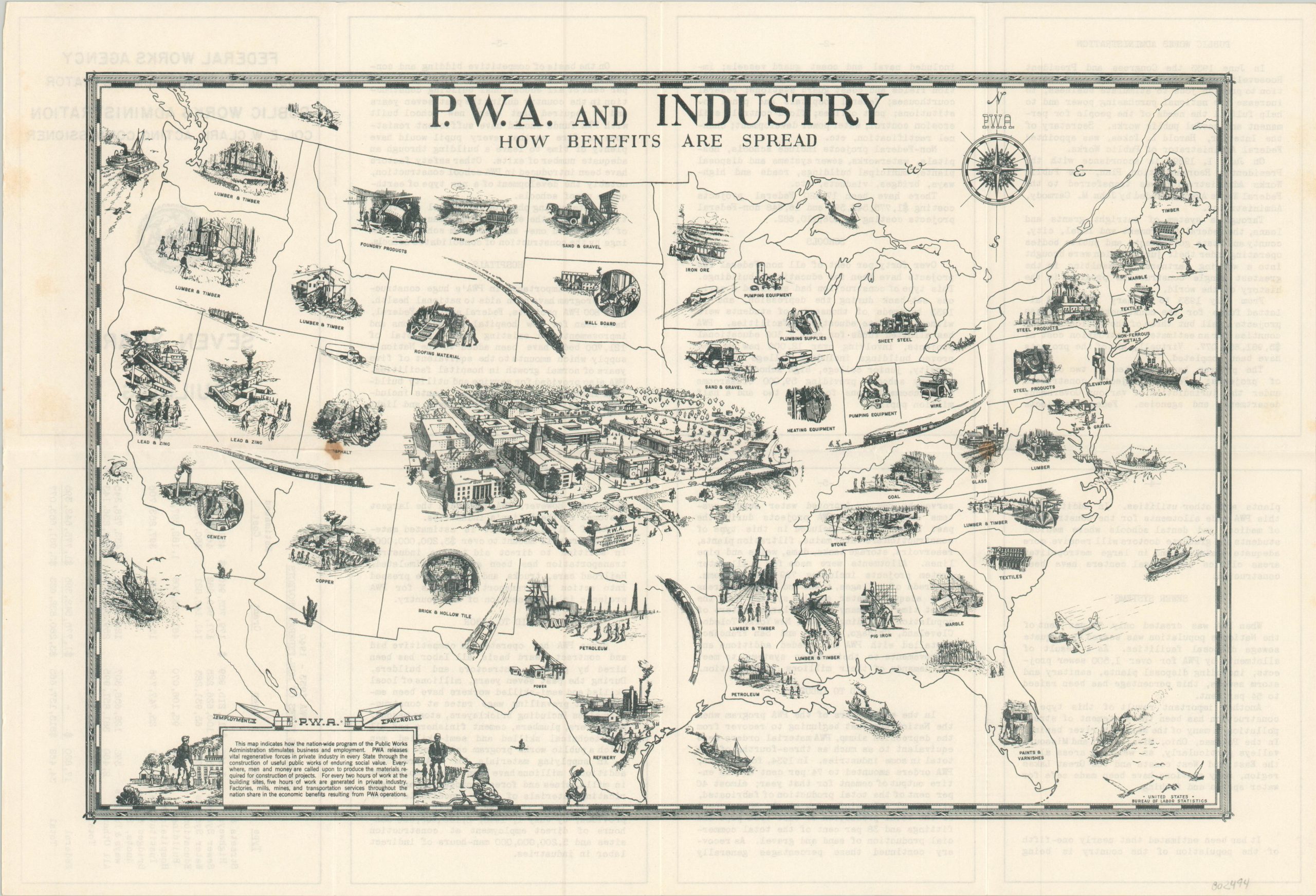 P.W.A. and Industry How Benefits Are Spread