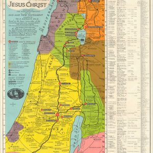 Pilgrim's Map of the Holy Land