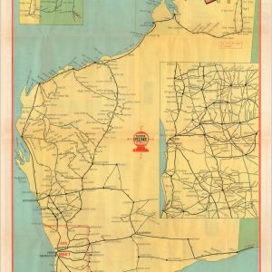 Vacuum Road Map of Western Australia