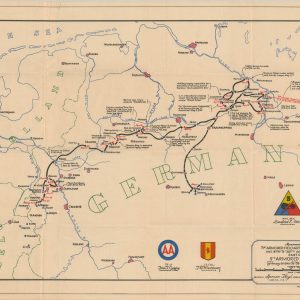 Movements of 71st Armored Field Artillery Battalion…Part of 5th Armored Division