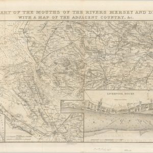 Chart of the Mouths of the Rivers Mersey and Dee with a Map of the Adjacent Country
