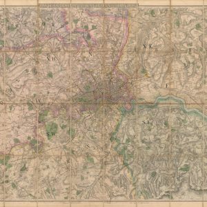 Davies's Map of the Environs of London